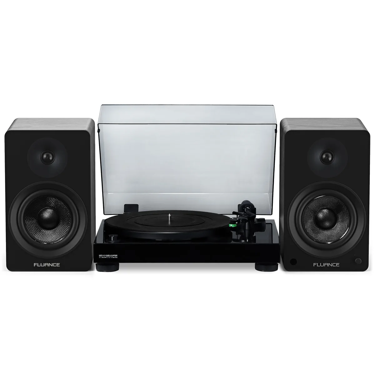 Fluance Fluance RT81 Elite Turntable &amp; Ai61 Speakers Piano Black/Black Ash — product photo