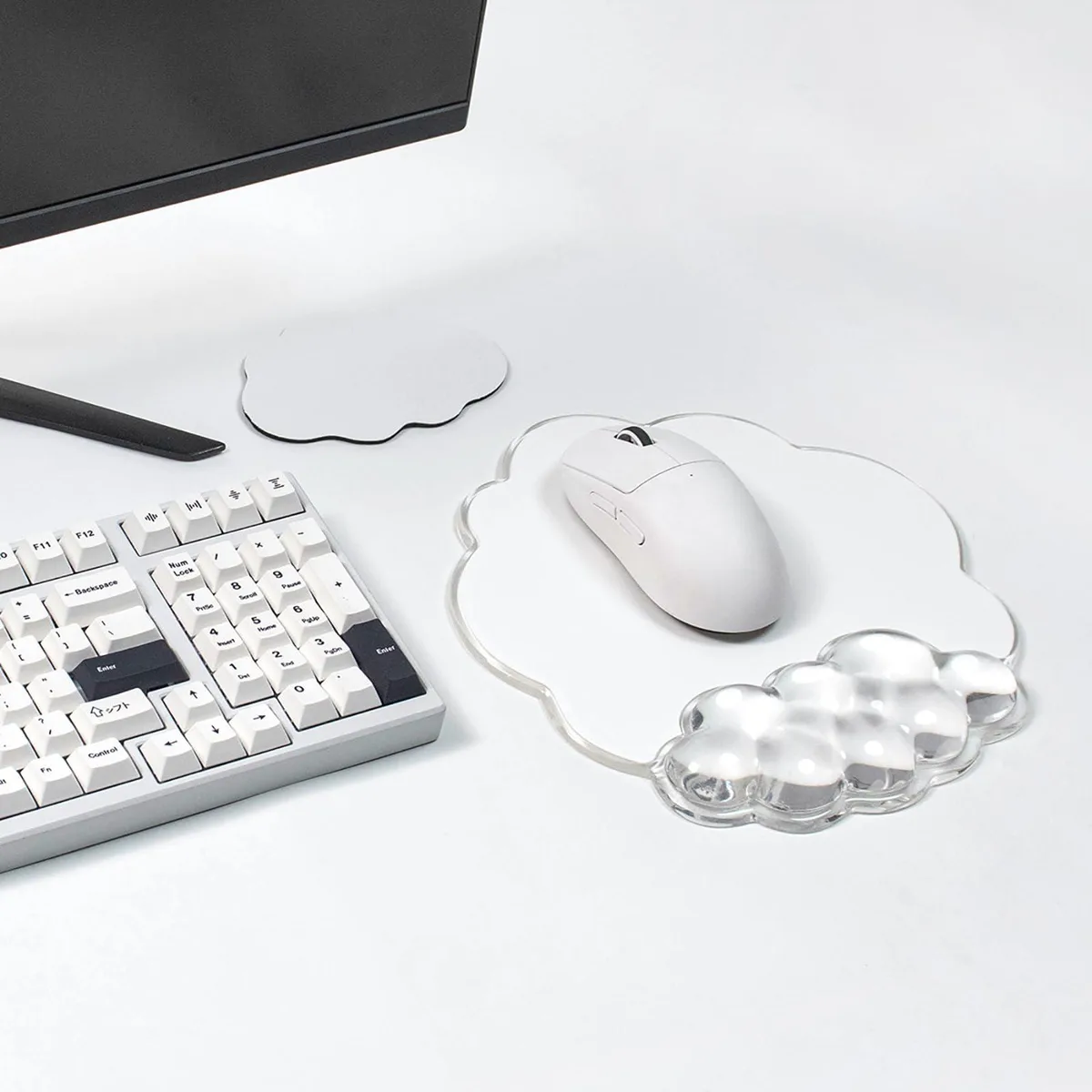 Keychron 0002 Gel Cloud Mouse Pad 7.8" x 3" 2mm Silicone Base — product photo
