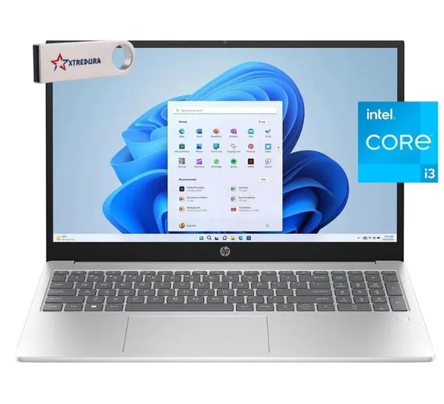 HP HP 15 laptop i3-N305 32GB 1TB SSD Silver Windows 11 Home — product photo