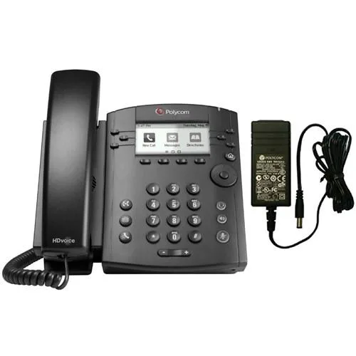 POLYCOM Polycom VVX 310 6-line corded phone with Gigabit Ethernet — product photo