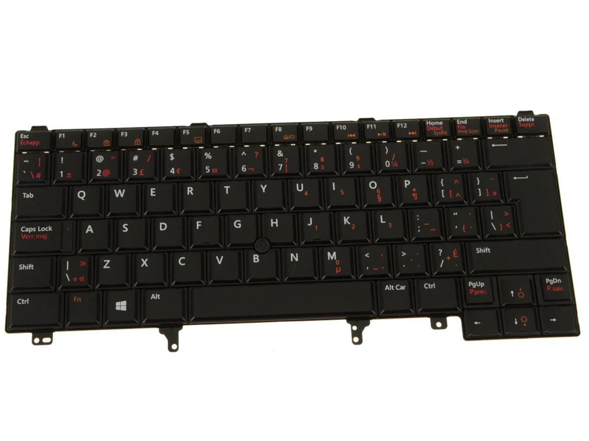 DELL DELL OEM French-English Laptop Keyboard TP2TV — product photo