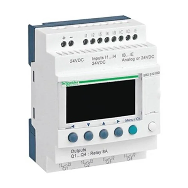 Schneider Electric Schneider Electric SR2B121BD Logic Relay 24V AC/DC 12 In 4 Out — product photo