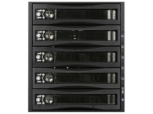 iStarUSA Inc. iStarUSA Inc. BPU-350HD-BPL 3×5.25″→5×3.5″ 2.5″ 12Gb/s Hot-swap Rack server accessory — product photo