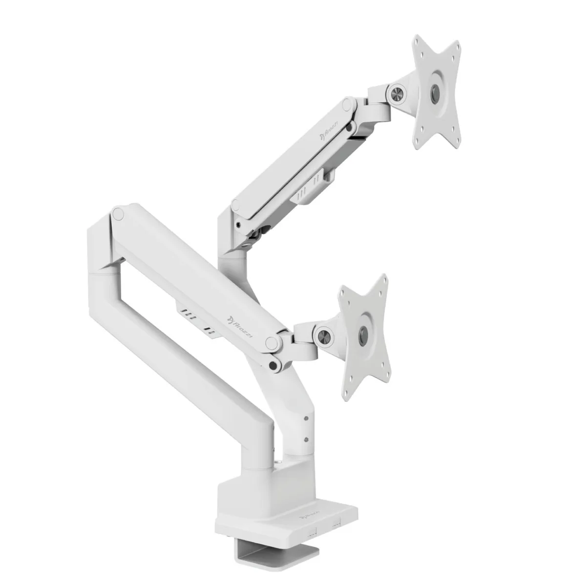 Arozzi Arozzi Alzare Neo Duo Gas Spring Monitor Arm White — product photo
