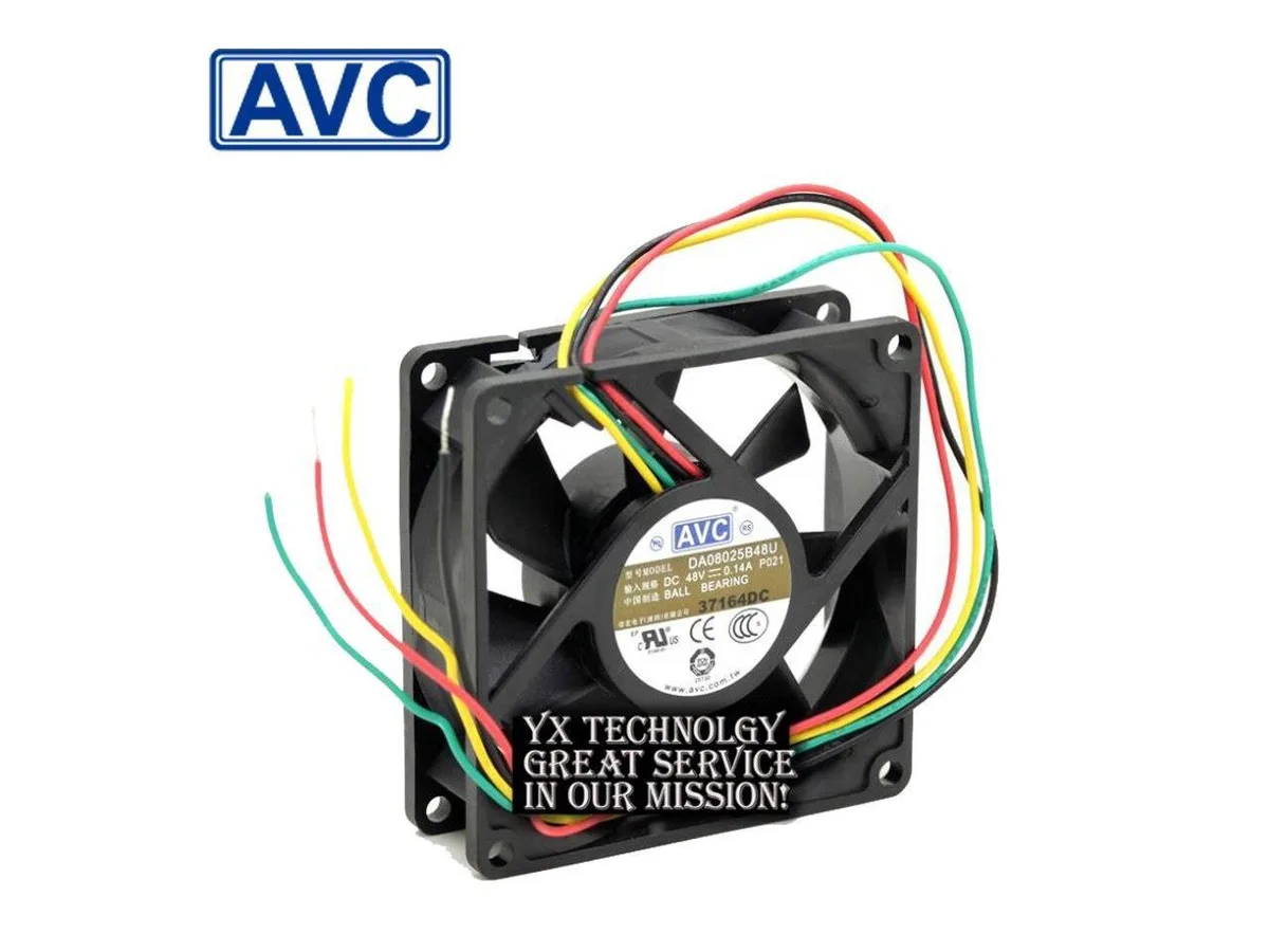 Fans Fans P021 48V 0.14A 80x80x25mm 4-wire case fan — product photo
