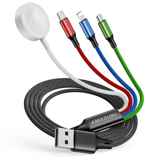 No Sew No Sew Samsung Gala 4-in-1 Multi Charging Cable 4ft — product photo