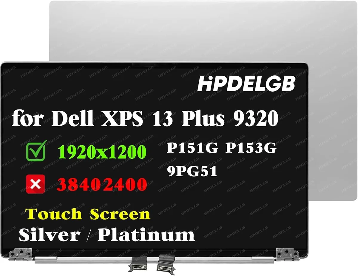 NUOLAISUN NUOLAISUN 13.4" 1920×1200 LCD Touch Screen Silver/Platinum 09PG51 9PG51 9320 — product photo
