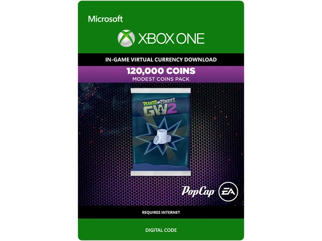 Electronic Arts Electronic Arts 7F6-00049 Plants vs. Zombies Garden Warfare 2 120000 Coins downloadable game — product photo
