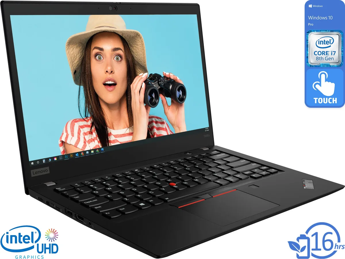 Lenovo Lenovo ThinkPad T490s laptop i7-8565U 8GB 1TB NVMe 14" FHD Touch — product photo
