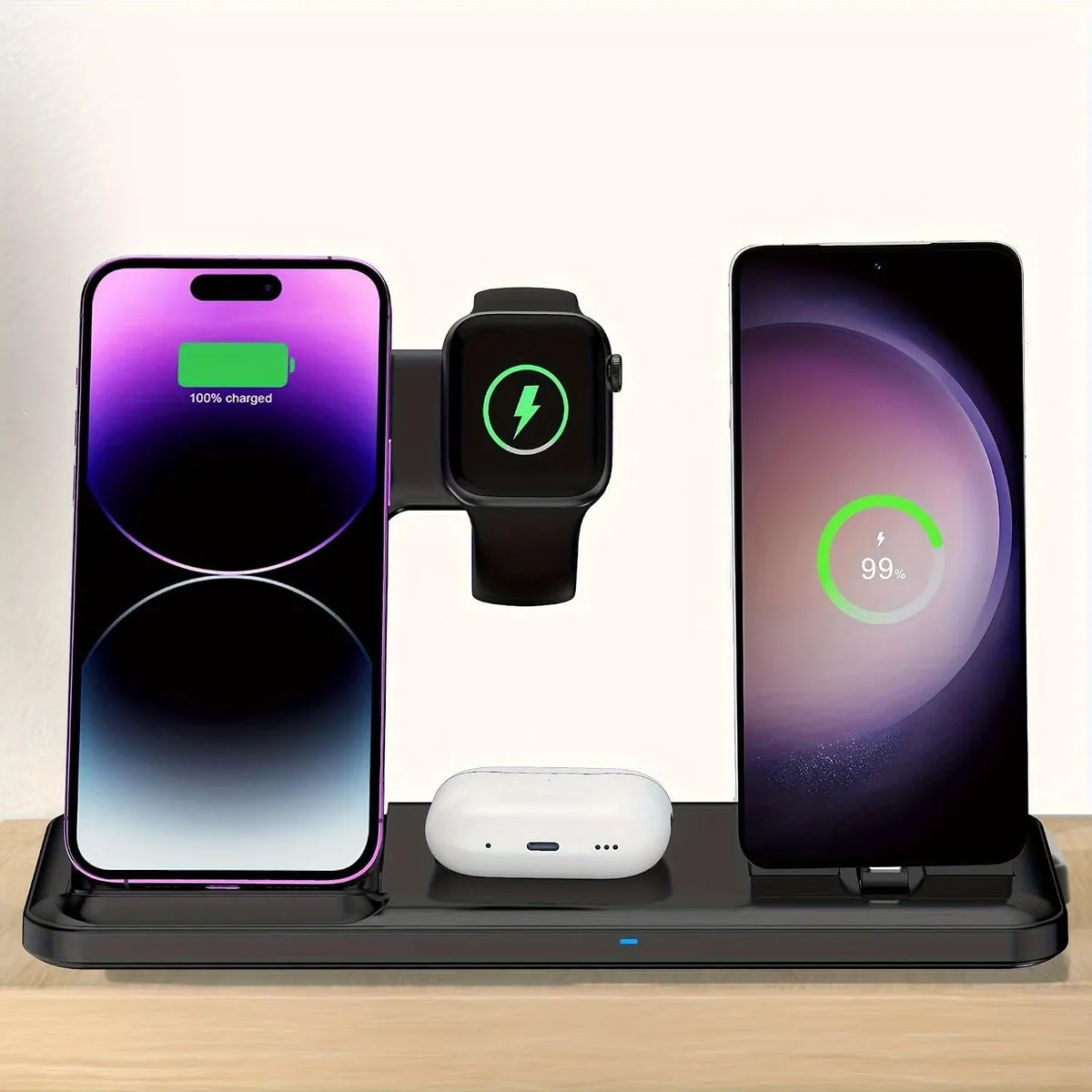 Luisport Luisport 4-in-1 Foldable Wireless Charger Black — product photo