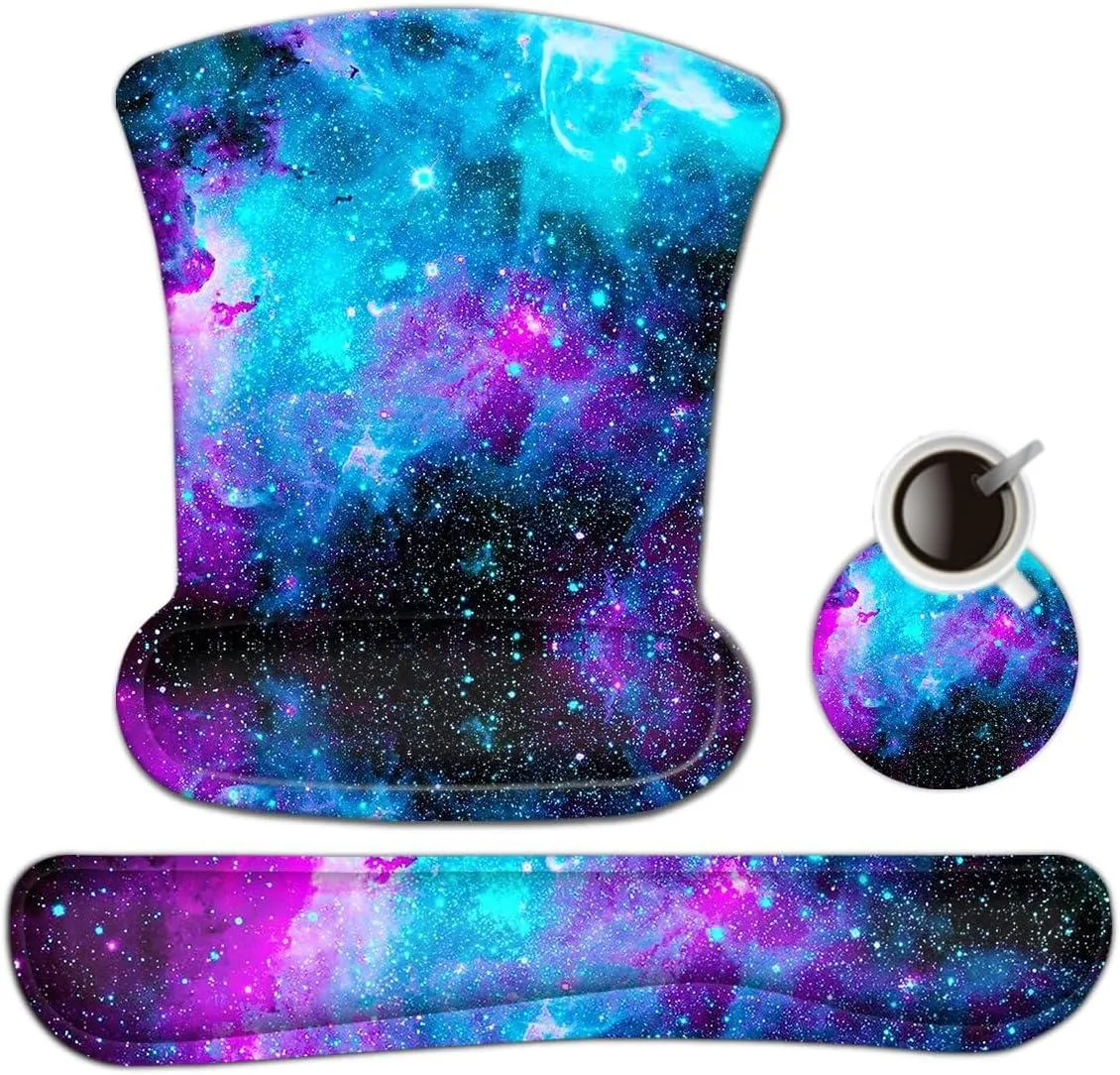 Emerson Emerson Wrist Rest Set Galaxy 17.32 x 3.15 / 9.84 x 7.87 x .98 — product photo