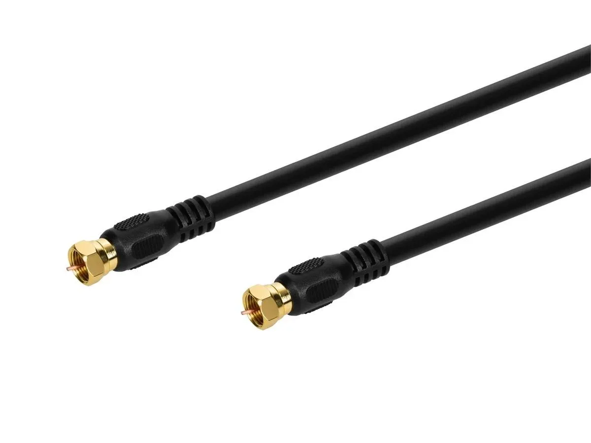 Monoprice Inc. Monoprice Inc. 6313 coaxial rf cable 10 ft RG-6 75 ohm black — product photo