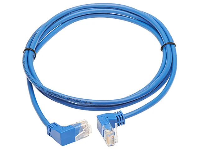 Tripp Lite Tripp Lite N204-S05-BL-UD 5 ft Cat6 up/down-angle slim network ethernet cable — product photo