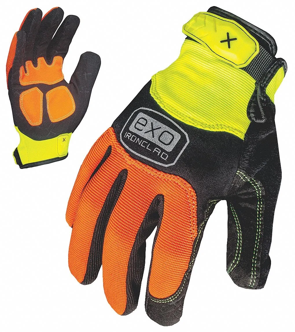 Ironclad Ironclad EXO Hi-Vis Mechanics Gloves Embossed EXO2-HZA-03-M — product photo