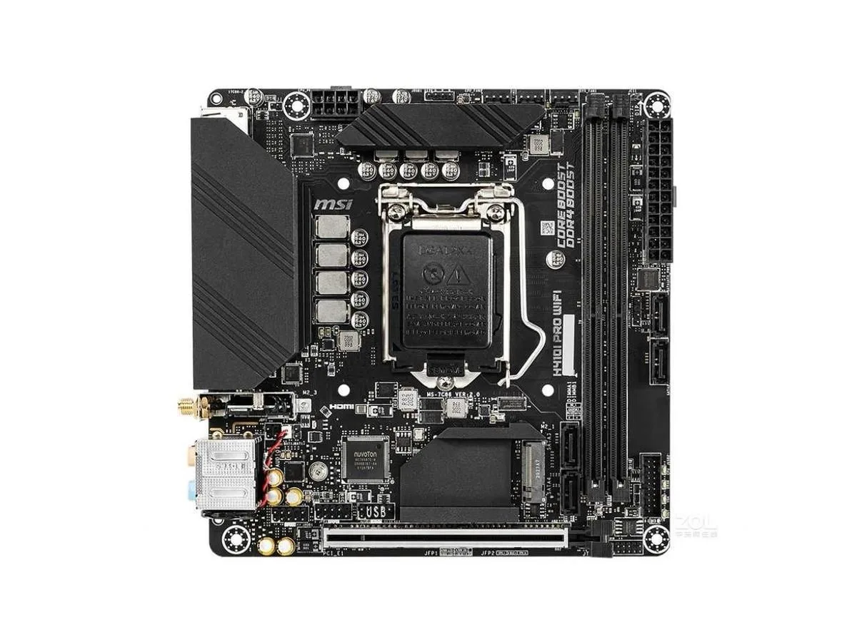MSI MSI H410I PRO WIFI Intel motherboard — product photo