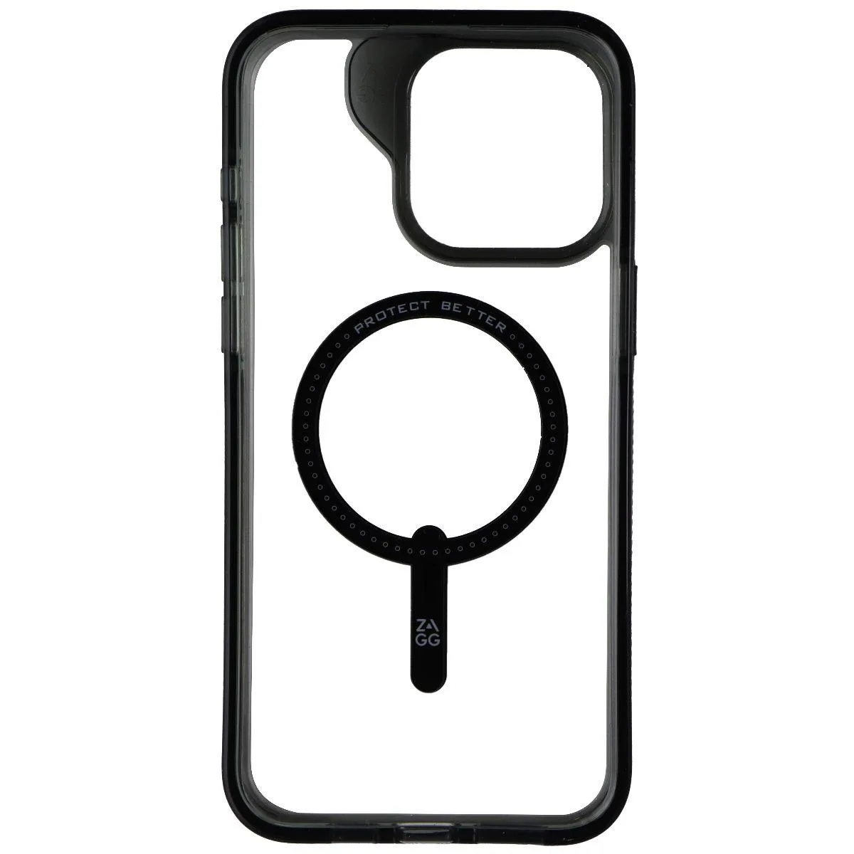 ZAGG ZAGG Santa Cruz Snap Series Case iPhone 15 Pro Max Clear Black — product photo