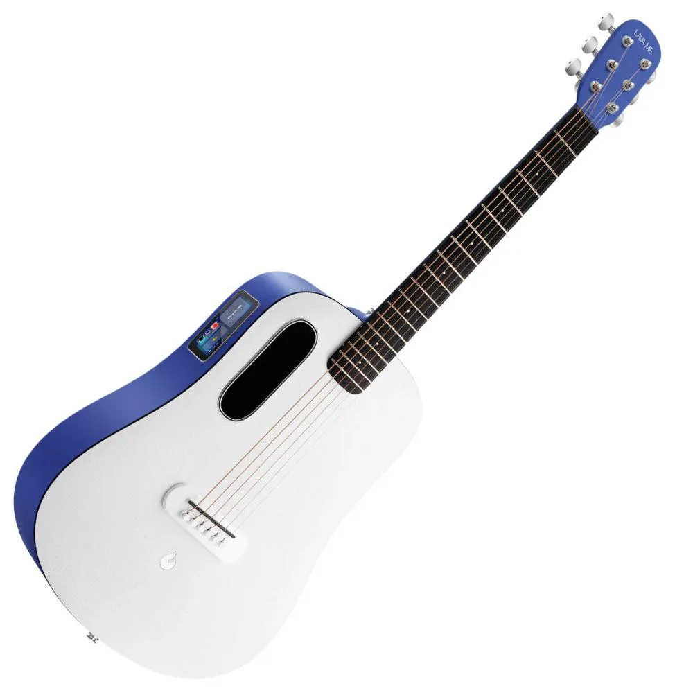 Lava Lava ME Play 36" Acoustic-Electric Guitar Deep Blue / Frost White — product photo