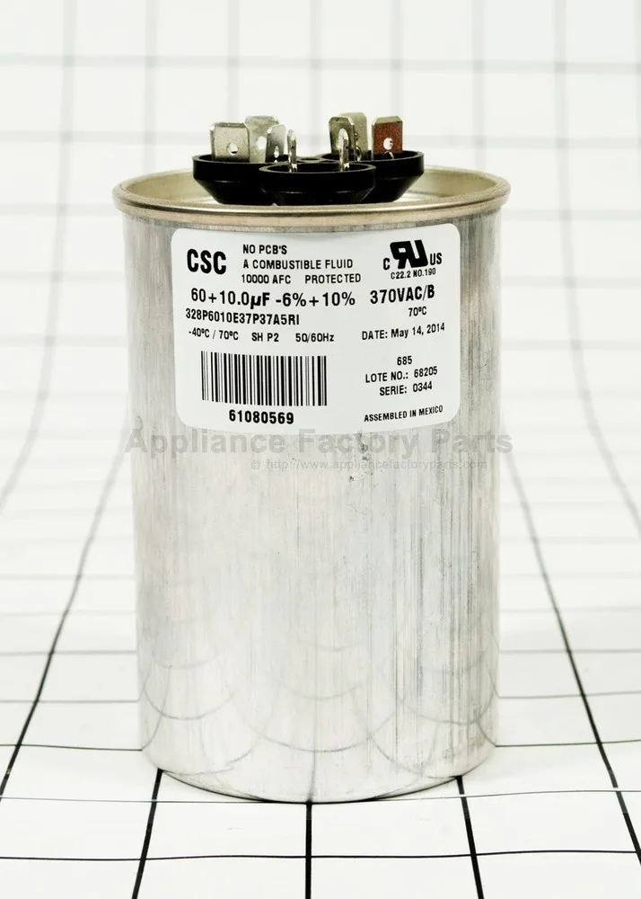 Appliance Factory Parts Appliance Factory Parts 61080569 RAC capacitor appliance part — product photo