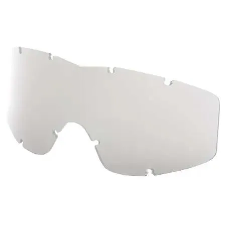 Clear polycarbonate replacement lens for FirePro goggles, scratch-resistant with UV protection