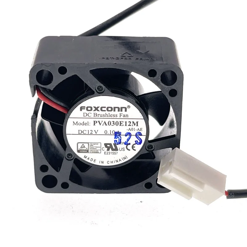 SXDOOL SXDOOL 30x30x15mm 12V 0.10A 7000RPM 2-Pin Case Fan — product photo