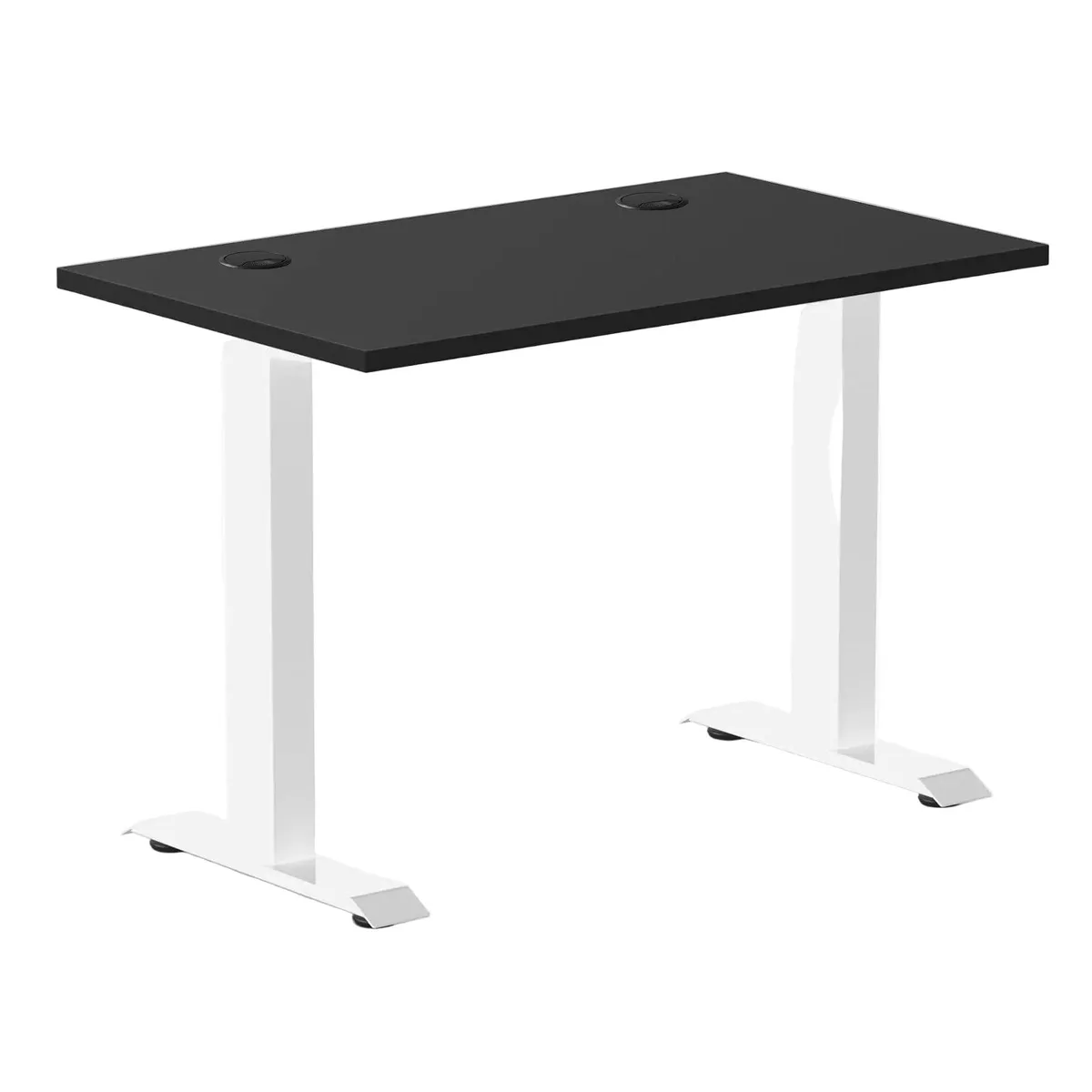 Desky Desky Zero Mini Office Desk Black/White 40 x 24 in — product photo
