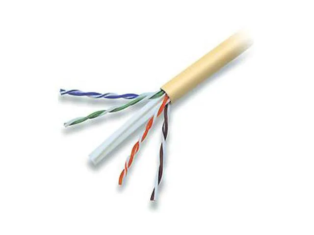 Belkin Belkin A7L704-500-YLW Cat 6 500 ft yellow solid PVC bulk network ethernet cable — product photo