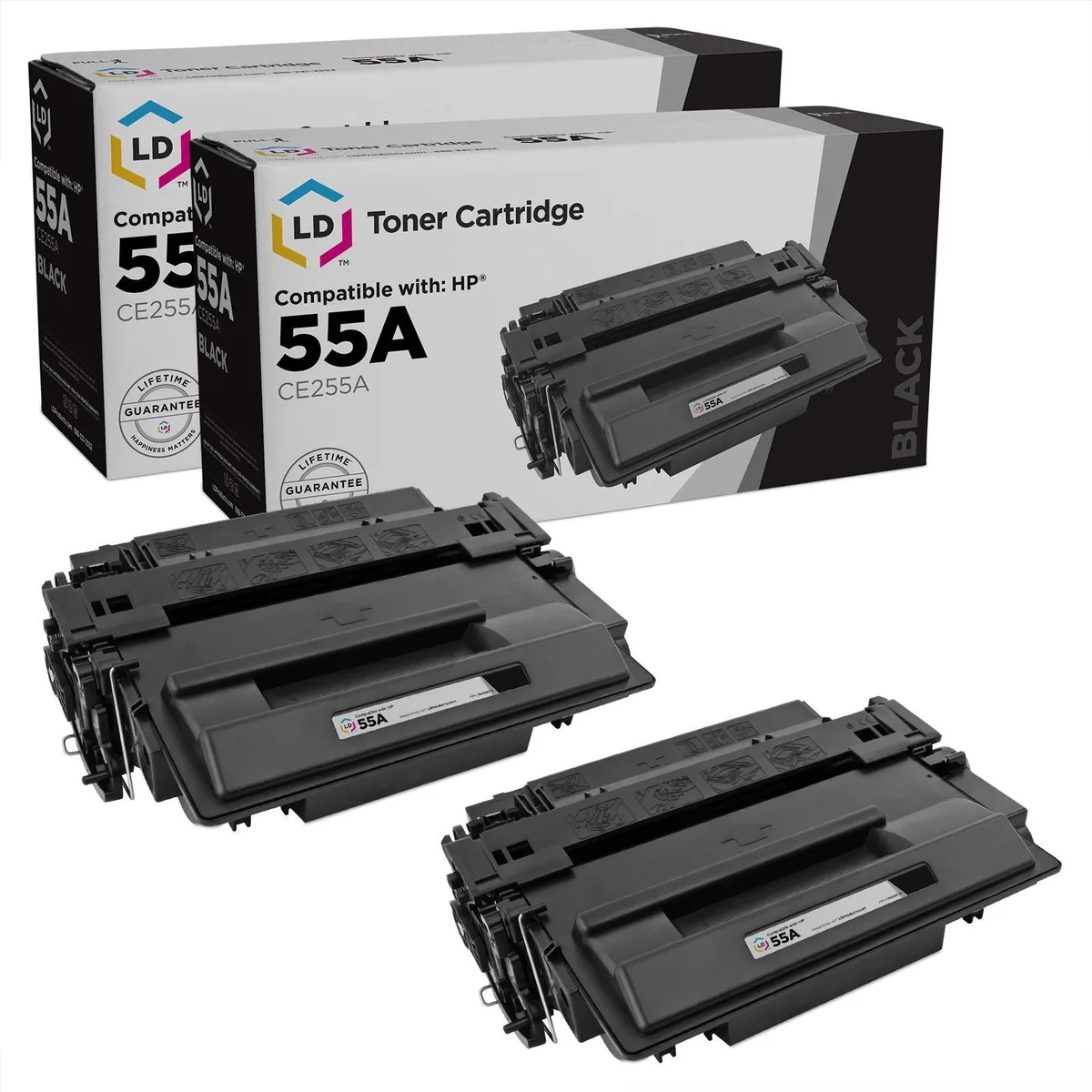 LD Products LD Products Compatible HP 55A/55X Toner Cartridge 2-Pack — product photo