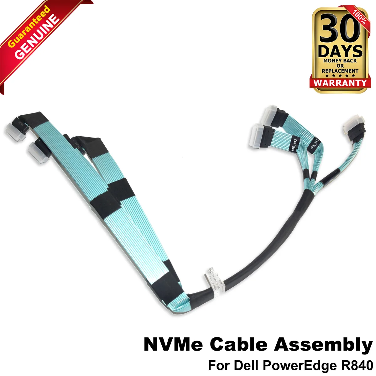 DELL DELL PowerEdge R840 R940 NVMe PCIe Signal Cable H4RH0 24-bay 2.5 laptop replacement part — product photo