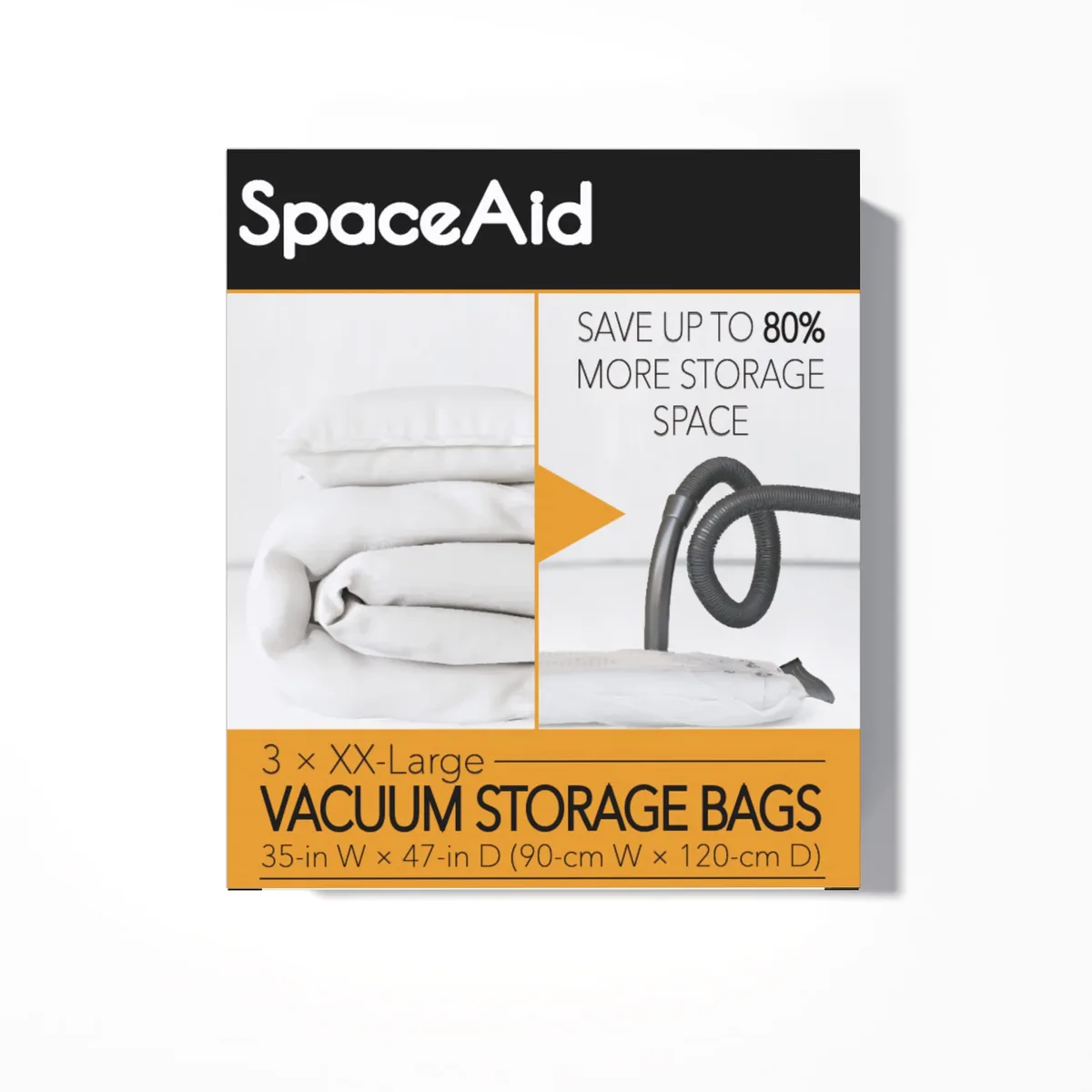  ACE Jumbo Vacuum Storage Bags XX-Large 3 Pack 35x47in 1.2lb — product photo