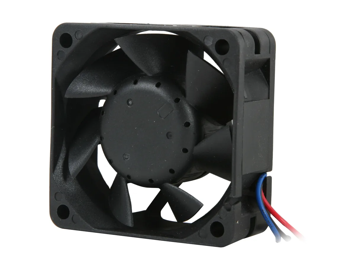 DELTA ELECTRONICS DELTA ELECTRONICS AFB0612EH-ABF00 60mm Case Fan 6800 RPM 38.35 CFM Dual Ball 46.5 dBA 3-Pin Non-LED Black — product photo