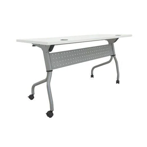 Lorell Lorell 60744 Training Table 60x23x29 White Silver office furniture — toote foto
