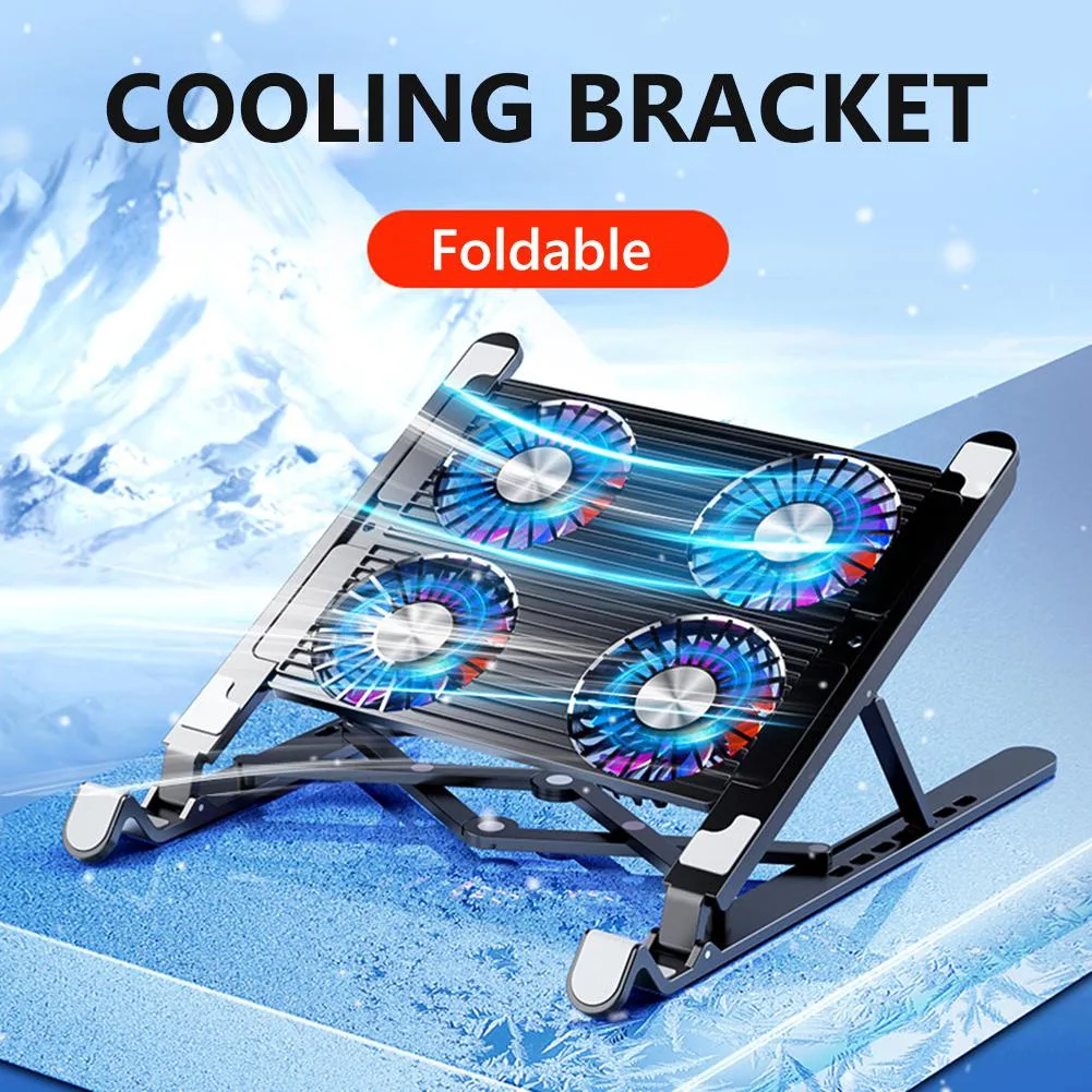 LUOM LUOM TSB01 Adjustable Height Laptop Cooling Pad 4 Fan 11-17.3 — product photo