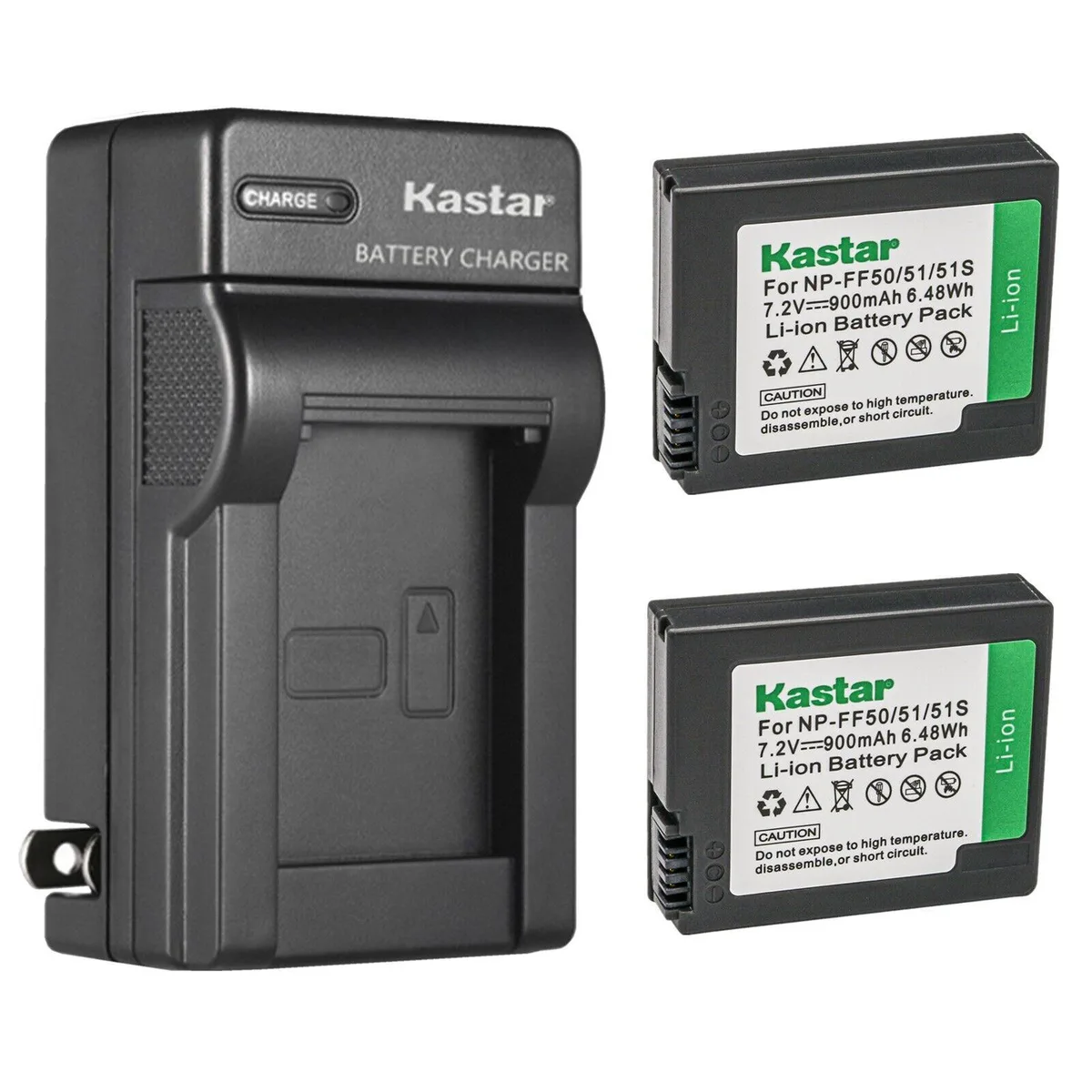 Kastar Kastar NP-FF50 2-Pack Battery and AC Wall Charger — product photo