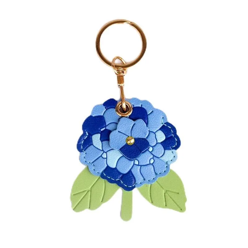 Viator Gear FKC-13 Hydrangea Flower Keychain Wallet Charm Blue 7 x 6.6 cm — product photo