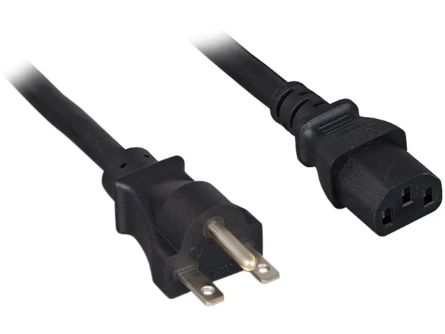 Nippon Labs Nippon Labs 30POW-10W1-61513-06 14 AWG NEMA 6-15P to C13 6 ft computer power cord — product photo