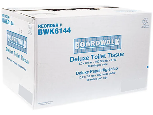 Boardwalk Boardwalk Embossed 2-Ply Toilet Tissue 400 Sheets 96 Rolls — product photo