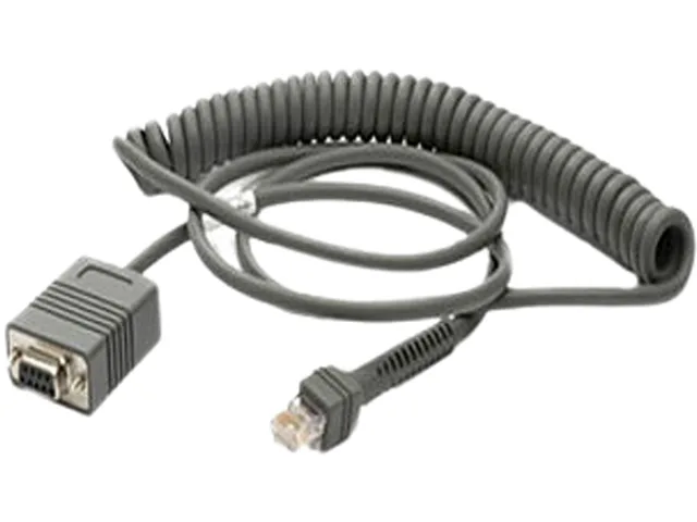Motorola Motorola CBA-R02-C09PAR Coiled RS232 Cable DB9 Female 9 ft pos accessory — product photo