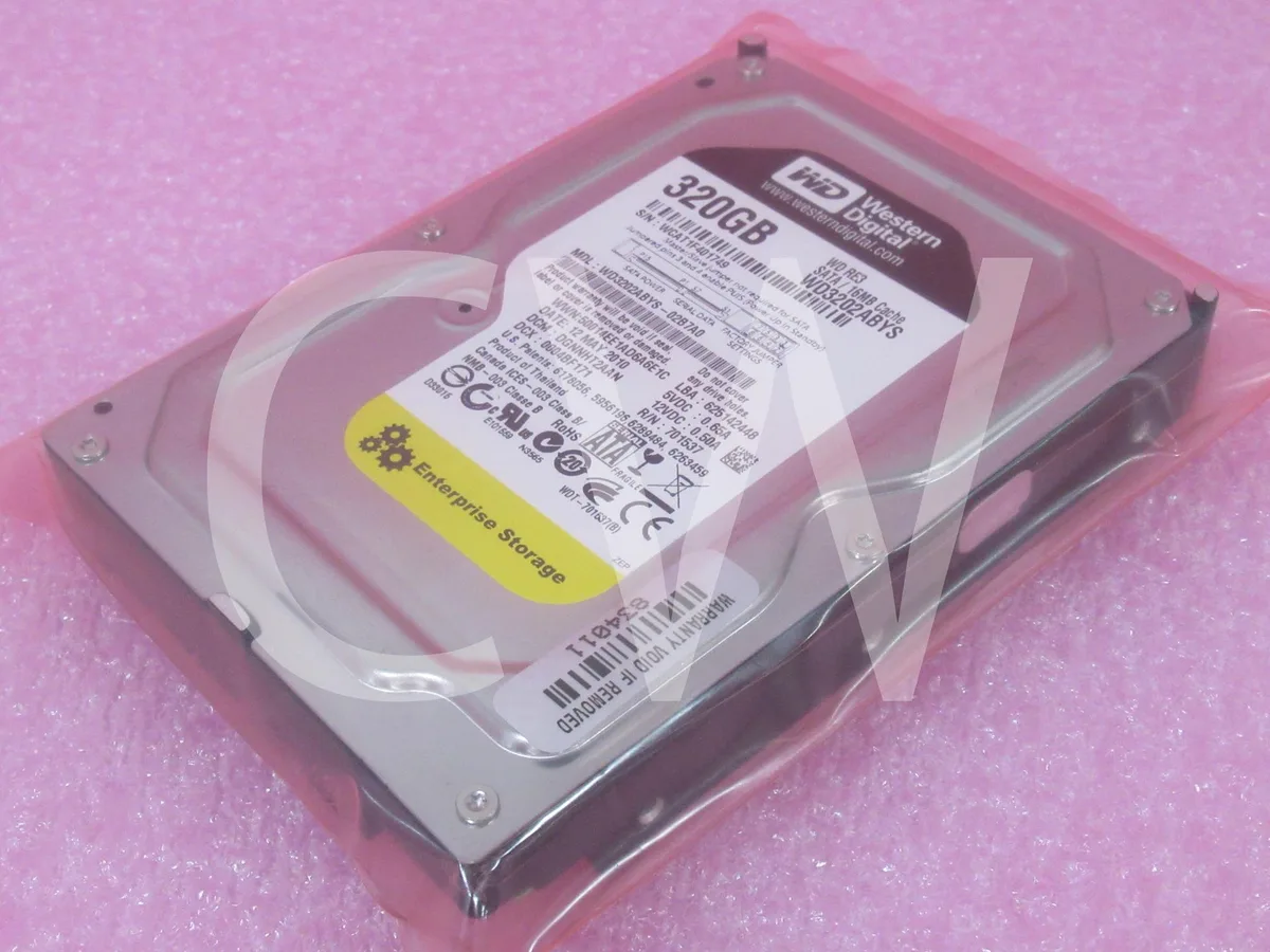 Western Digital Western Digital WD3202ABYS 320GB 7200RPM 3.5" SATA internal hard drive — product photo