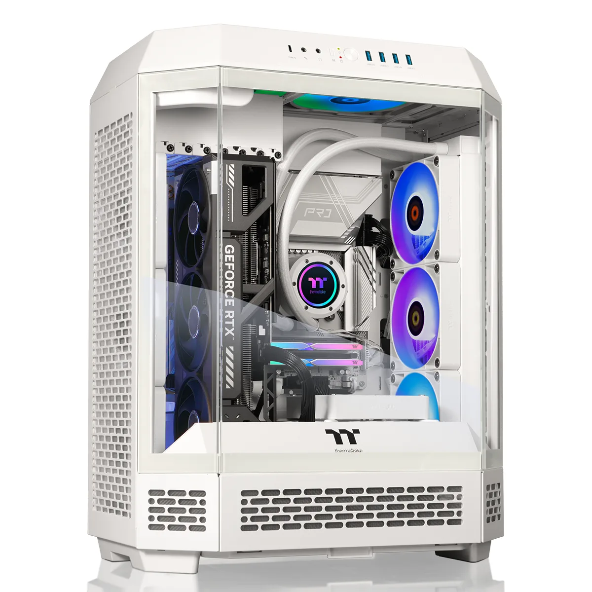 Thermaltake Thermaltake T6WT-X870-590-LCS gaming PC Ryzen 7 9800X3D RTX 5090 32GB DDR5 2TB SSD — product photo