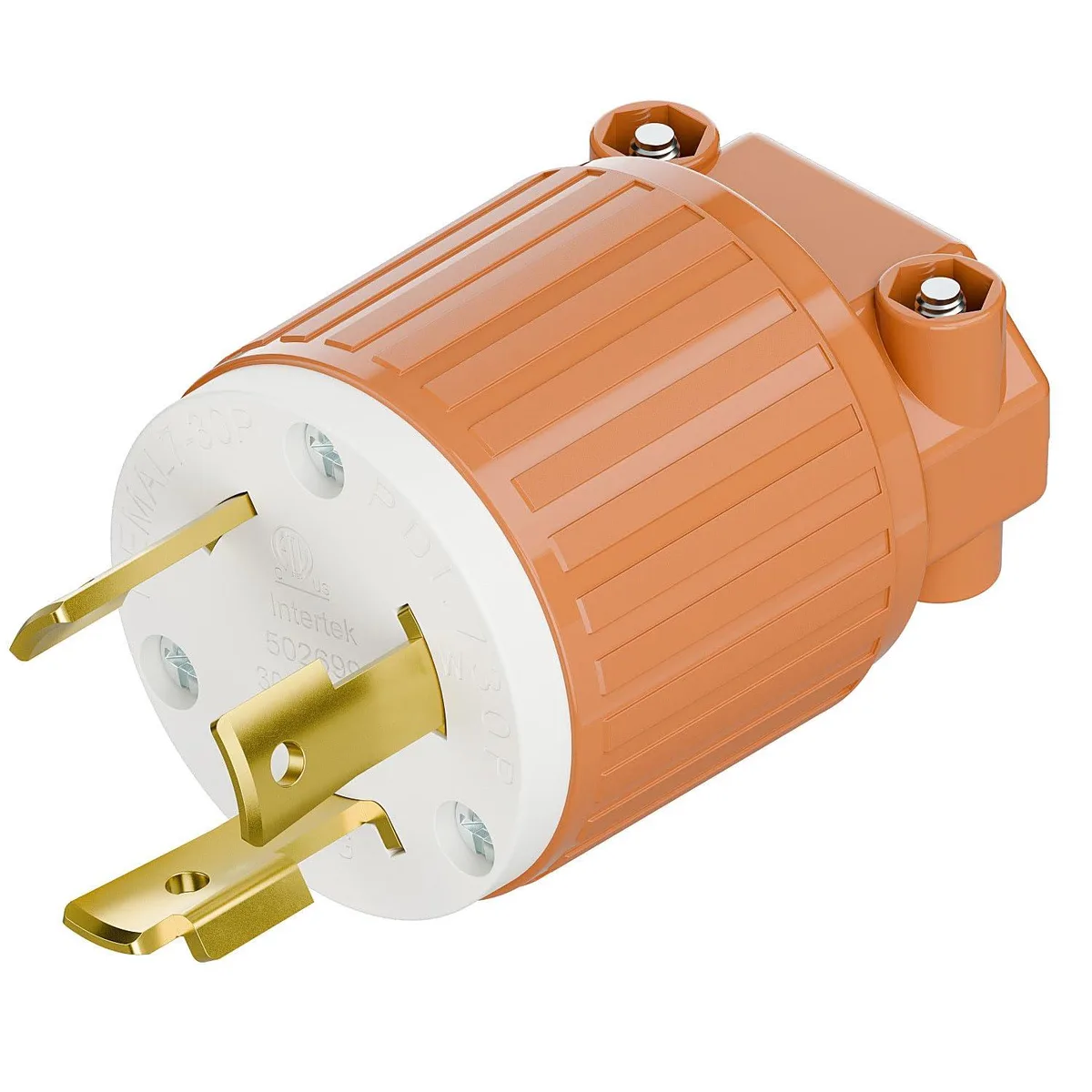 LORDWORLD LORDWORLD NEMA L7-30P Locking Plug 30A 277V Orange — product photo
