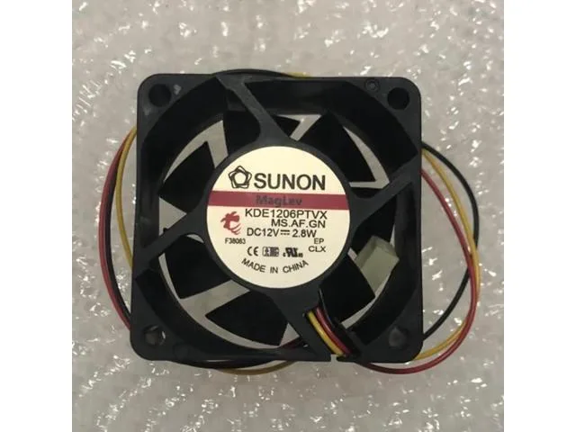 LORDWORLD LORDWORLD KDE1206PTVX 60×60×25 mm 7600 RPM 40.0 CFM 3-pin fan — product photo
