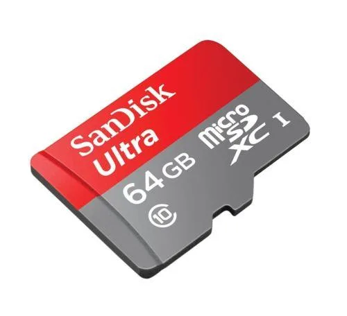 SanDisk SanDisk Ultra MicroSDXC Class 10 64GB x2 80MB/s memory cards — product photo
