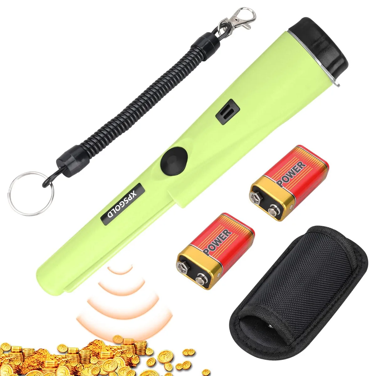  XPSGOLD Metal Detector Pinpointer 360° IP66 (Green) — product photo