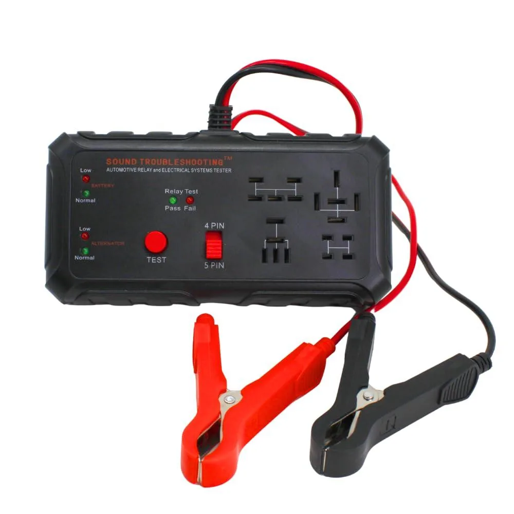  Sound Troubleshooting 12V Automotive Relay Tester &amp; Battery Alternator Test Kit — product photo
