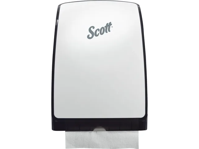 Scott Scott 34830 SlimFold Towel Dispenser White 225 Towels 9.83" x 13.67" x 2.88 — product photo