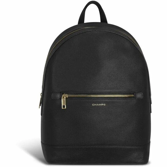 FT Champs FT Champs Gala Carrying Case Backpack Black Genuine Cowhide Leather 10" Width 3.17 gal — product photo