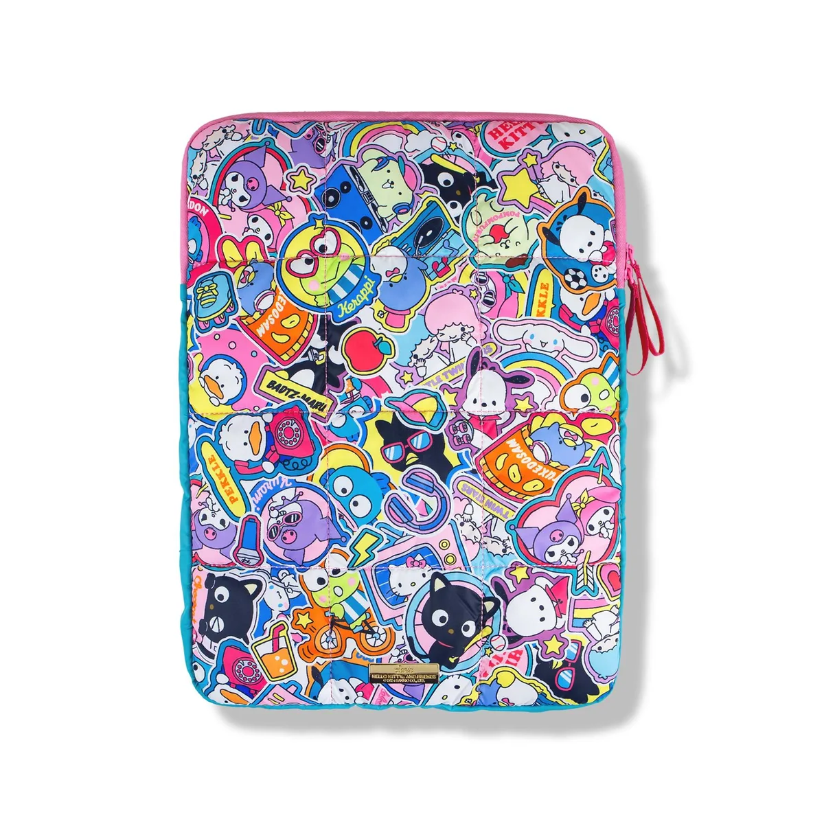  Sonix Puffy Laptop Sleeve 15-16 Inch Hello Kitty &amp; Friends Stickers — product photo