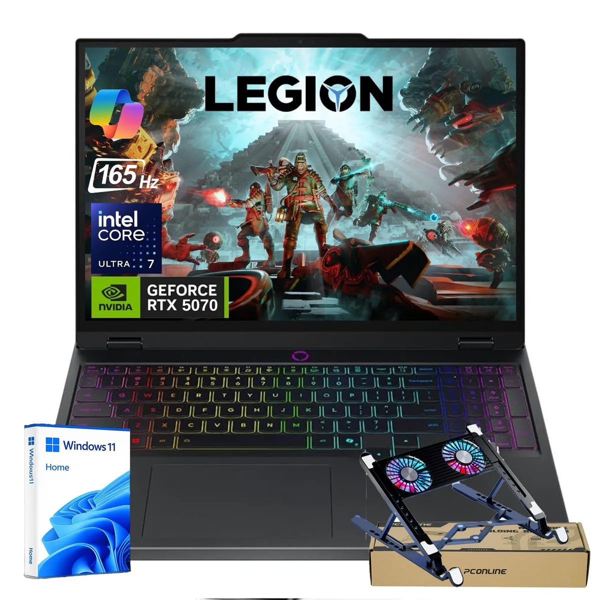 Lenovo Lenovo Legion 5 gaming laptop 15.1 WQXGA 165Hz OLED Core Ultra 7 255HX RTX 5070 16GB DDR5 1TB — product photo