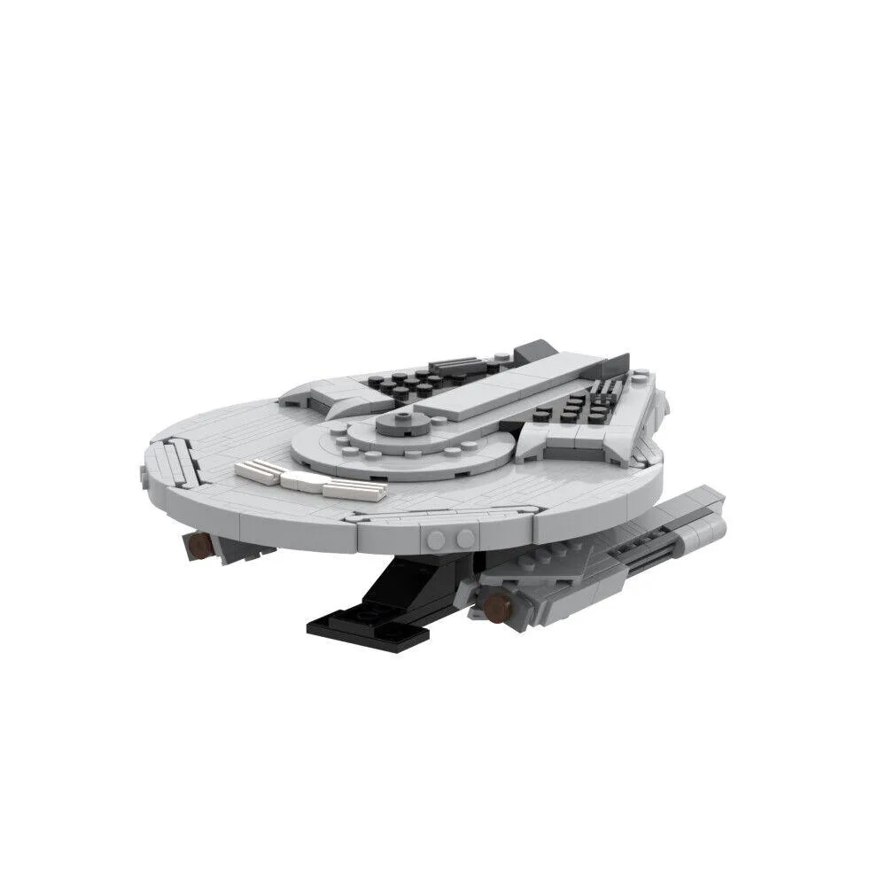 ZITIANYOUBUILD ZITIANYOUBUILD Hoover-class Cruiser Refit 1:1250 378 Pieces MOC — product photo