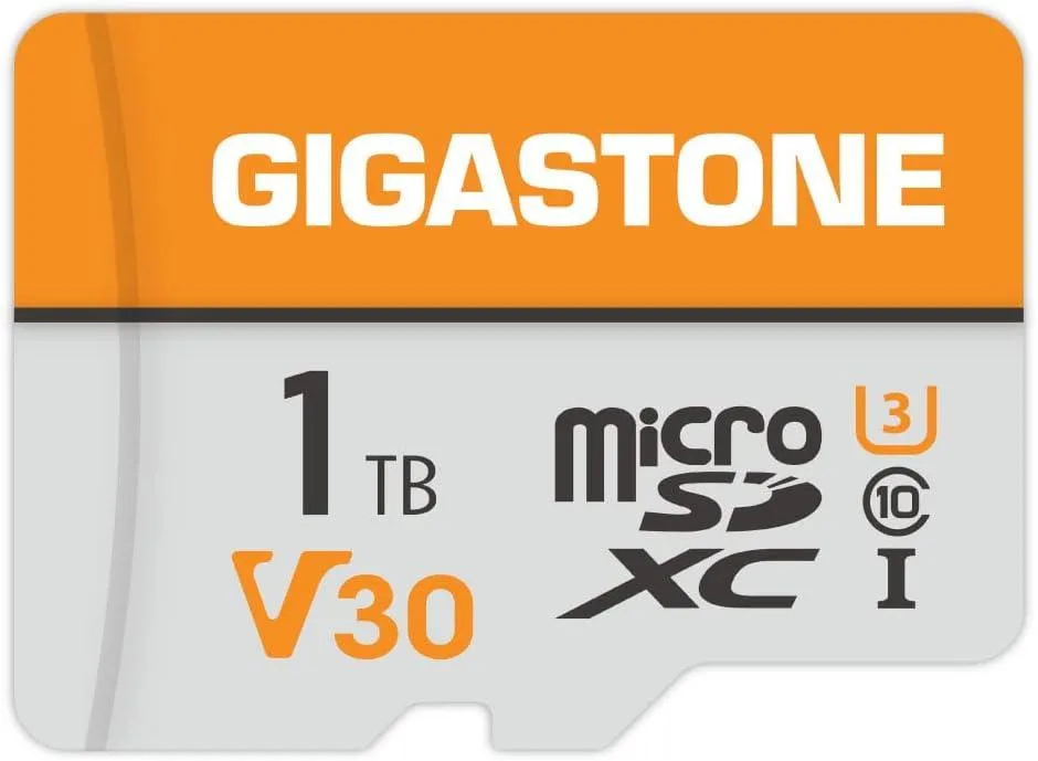 Gigastone Corporation Gigastone 1TB microSDXC V30 4K 140MB/s memory card — product photo